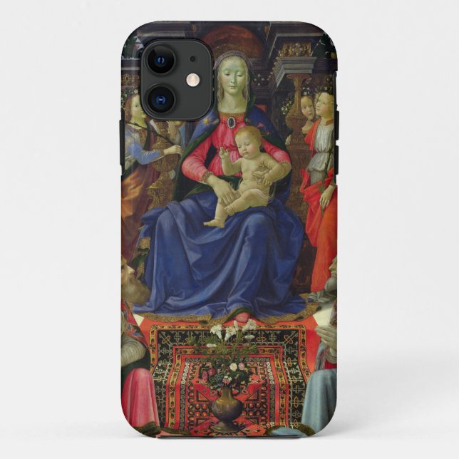 Madonna and Child with SS. Justus, Zenobius and th Case-Mate iPhone Case (Back)