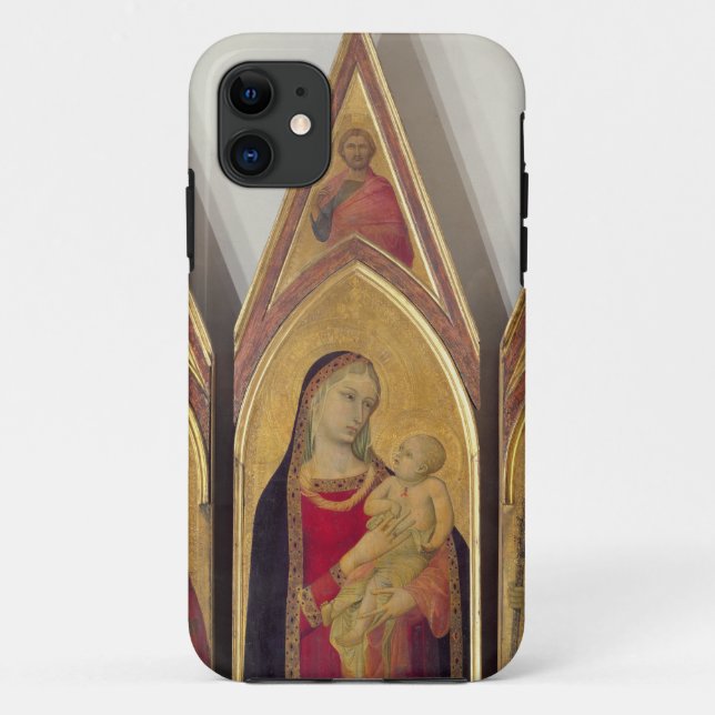 Madonna and Child with SS. Nicholas and Proculus, Case-Mate iPhone Case (Back)