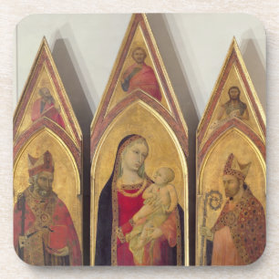Madonna and Child with SS. Nicholas and Proculus, Coaster