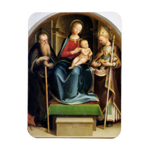 Madonna and Child with St. Anthony Abbot and St. N Magnet