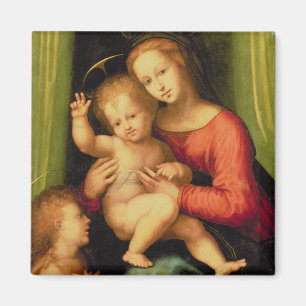 Madonna and Child with St. John Magnet
