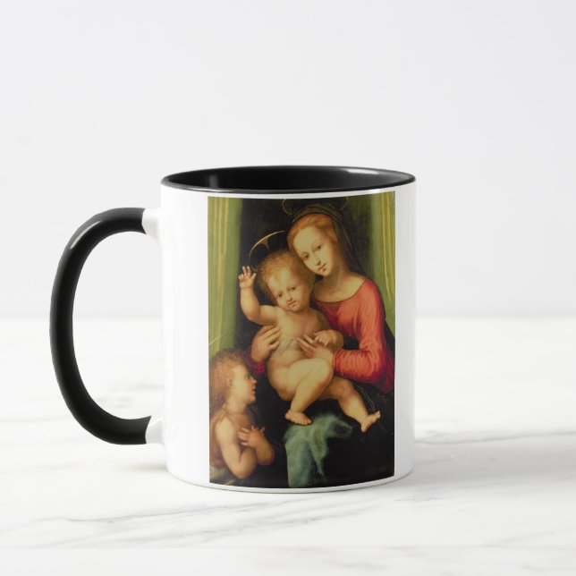 Madonna and Child with St. John Mug (Left)