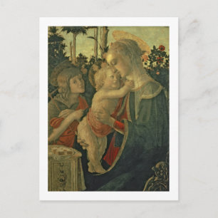Madonna and Child with St. John the Baptist (oil o Postcard
