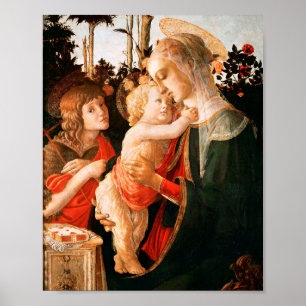 Madonna and Child with St. John the Baptist Poster
