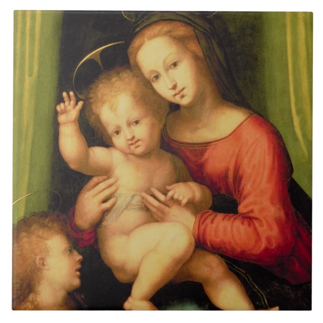 Madonna and Child with St. John Tile (Front)