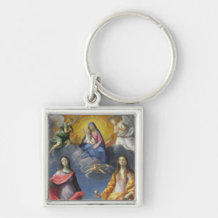 Madonna and Child with St. Lucy and Mary Magdalene Key Ring