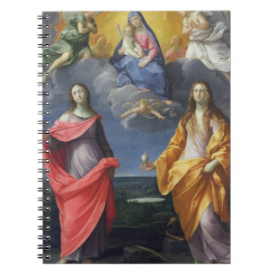 Madonna and Child with St. Lucy and Mary Magdalene Notebook