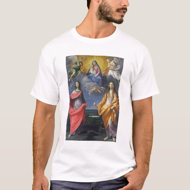 Madonna and Child with St. Lucy and Mary Magdalene T-Shirt (Front)