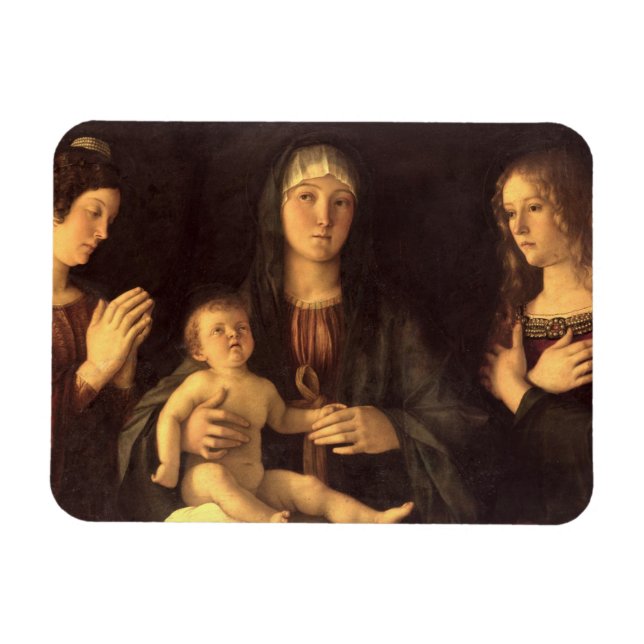 Madonna and Child with St. Mary Magdalene and St. Magnet (Horizontal)