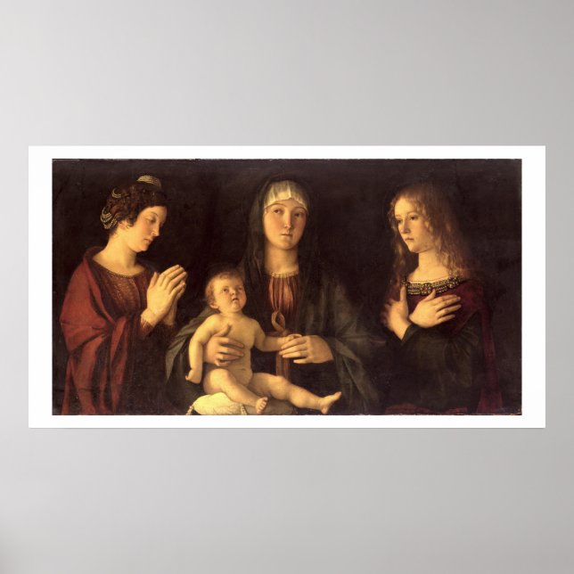 Madonna and Child with St. Mary Magdalene and St. Poster (Front)