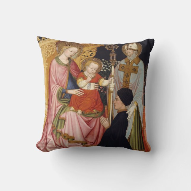 Madonna and Child with the Donor Cushion (Front)
