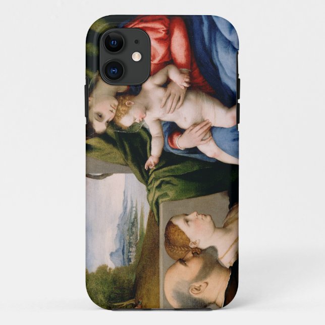 Madonna and Child with the Infant Saint John Case-Mate iPhone Case (Back)