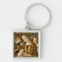 Madonna and Child with Two Angels