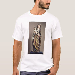 Madonna and Child, Wooden Sculpture T-Shirt