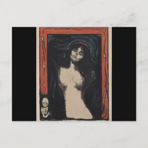 Madonna by Edvard Munch,symbolist painter Postcard