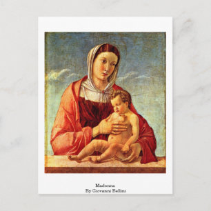 Madonna By Giovanni Bellini Postcard
