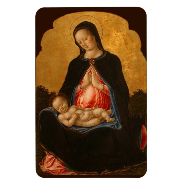 Madonna & Child art magnet (Vertical)