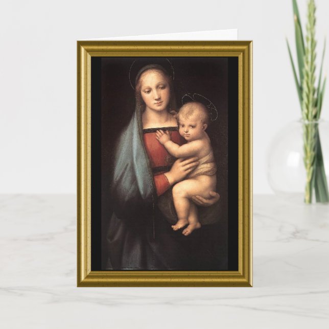 Madonna & Child Christmas Card (Front)