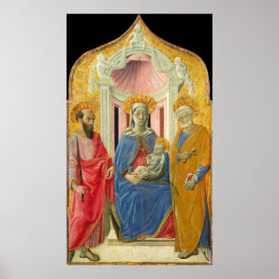 Madonna & Child - Domenico Bartolo Fine Art Poster