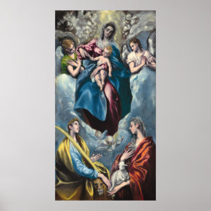 Madonna & Child - El Greco, Greek Fine Art Poster