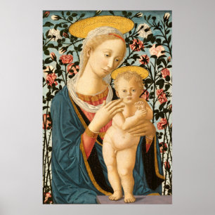 Madonna & Child - Filippino Lippi Fine Art Poster