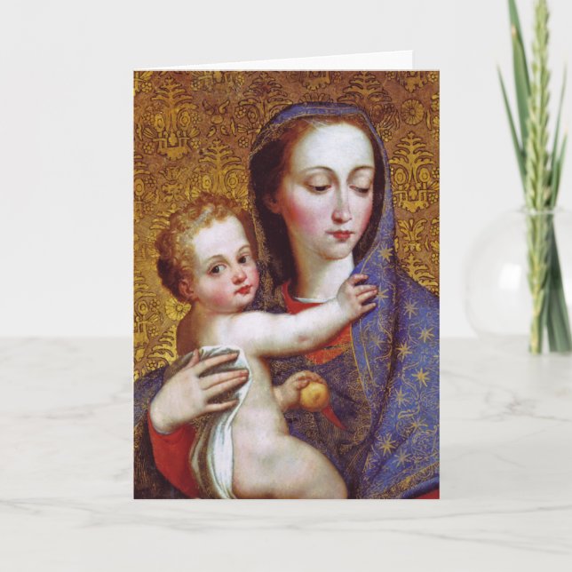 Madonna & Child II Holiday Card (Front)