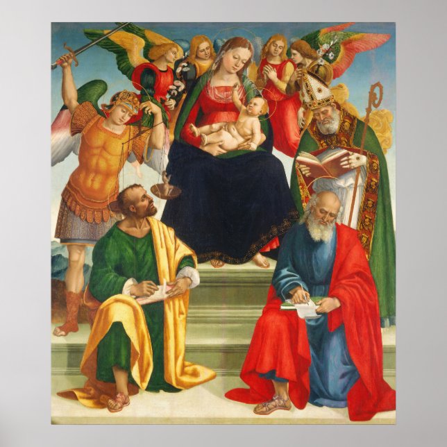 Madonna & Child - Luca Signorelli Fine Art Poster (Front)