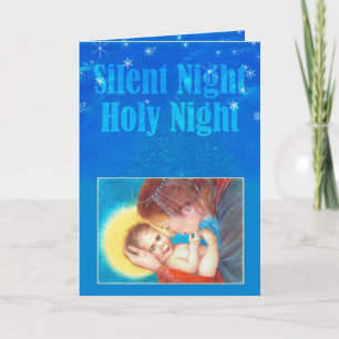 Madonna & Child magical christmas Holiday Card