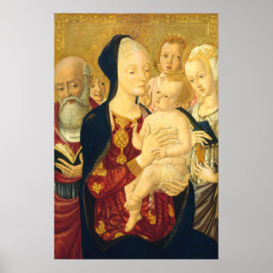 Madonna & Child Matteo di Giovanni Fine Art Poster