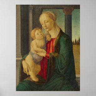 Madonna & Child, Sandro Botticelli Fine Art Poster