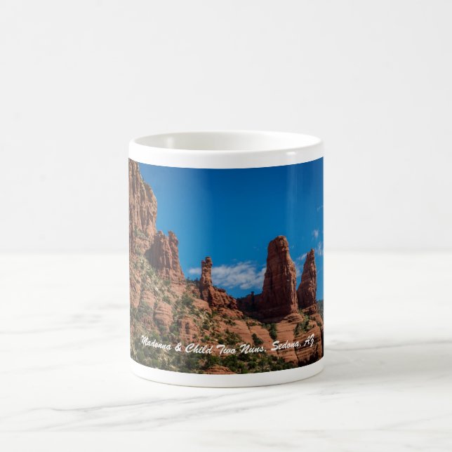 Madonna & Child Two Nuns, Sedona, AZ Coffee Mug (Center)