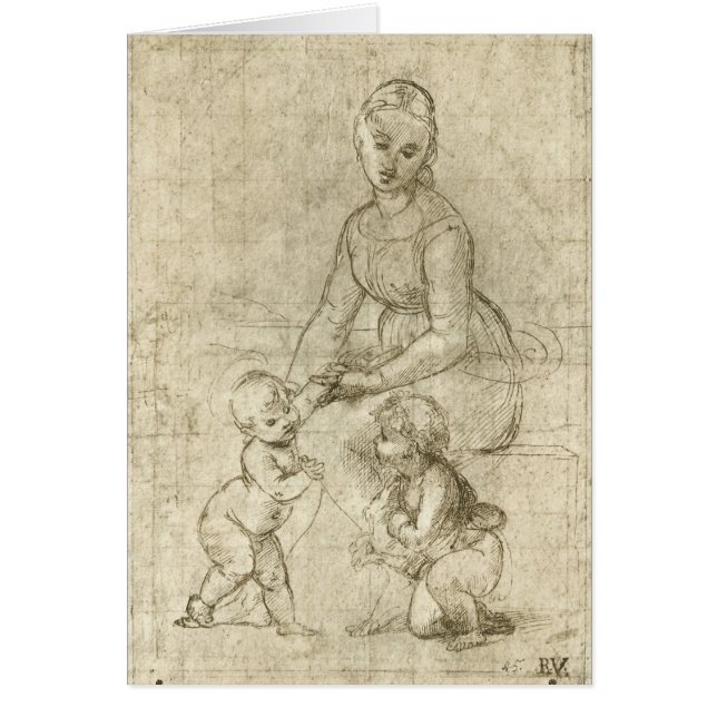 Madonna, Christ and Saint John Baptist by Rapahel (Front)