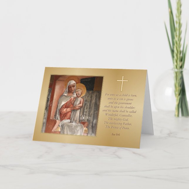 Madonna Christmas Card (Front)