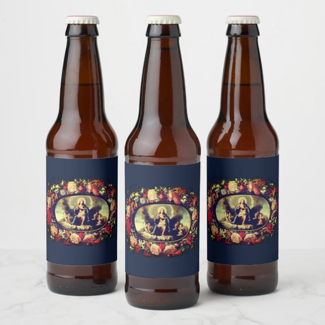 Madonna – Cor Maria – Virgin Mary – Gottesmutter Beer Bottle Label (Bottles)