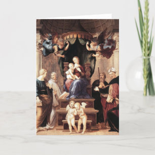 Madonna del Baldacchino - Raphael - c1506 Card