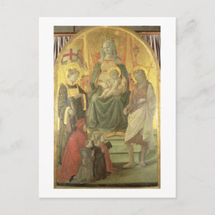 Madonna del Ceppo, 1453 (and detail 62016) Postcard