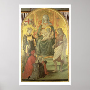 Madonna del Ceppo, 1453 (and detail 62016) Poster