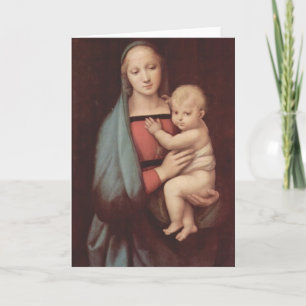 Madonna Del Granduca by Raphael Card
