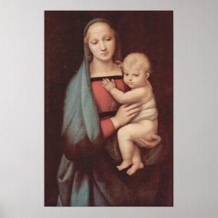 Madonna Del Granduca by Raphael Poster