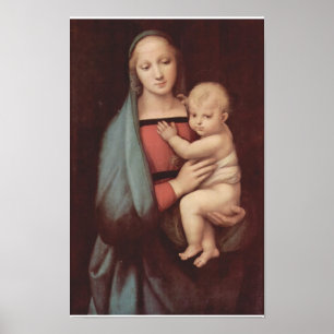 Madonna Del Granduca by Raphael Poster
