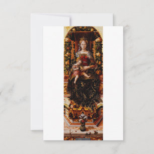 Madonna della Candeletta Holy Card Ave Maria