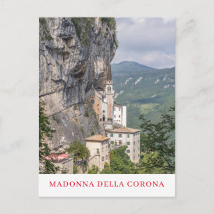Madonna della Corona church view postcard