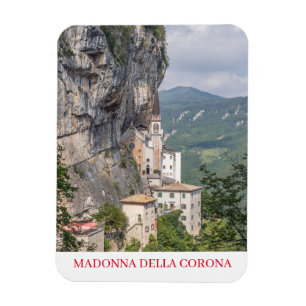 Madonna della Corona Sanctuary view fridge magnet