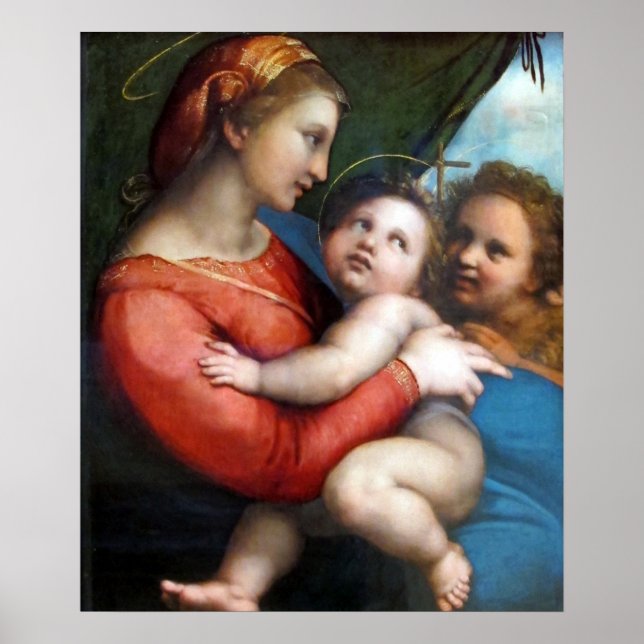 Madonna della Tenda - Raphael - c1513 Poster (Front)