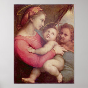 Madonna della Tenda – Raphael Poster
