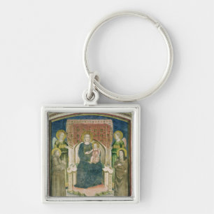 Madonna Enthroned with St. Francis of Assisi Key Ring