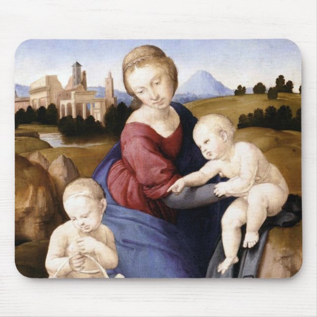 Madonna Esterhazy - Raphael - c1508 Mouse Mat (Front)