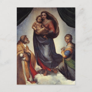 Madonna Fine Art by Raphael Postcard