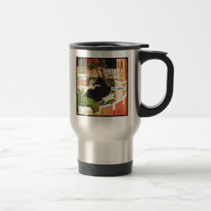 Madonna Holding White Unicorn Travel Mug