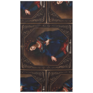 Madonna in Glory by Carlo Dolci Tablecloth
